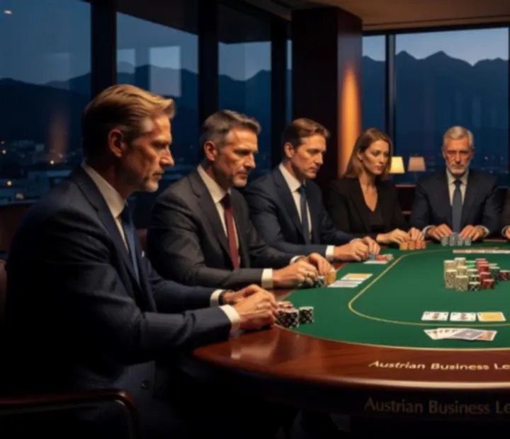 Eleganter Poker-Tisch bei einem Corporate Event von Licht Spurat
